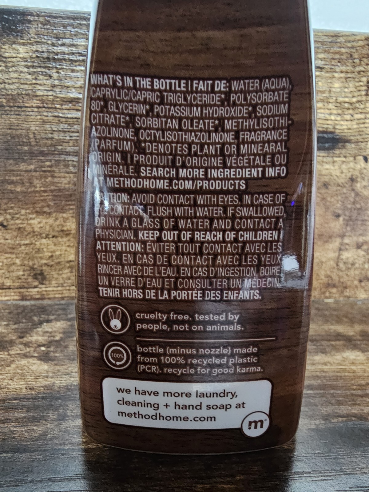 Method Wood Polish Spray Cleaner Almond Streak Free Shine 14 Ounces Lot Of 2