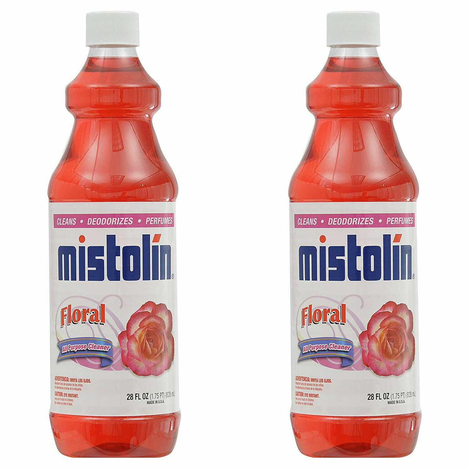 Mistolin General All Purpose Cleaning Solution Floral Scent 28 fl oz (2PACK)