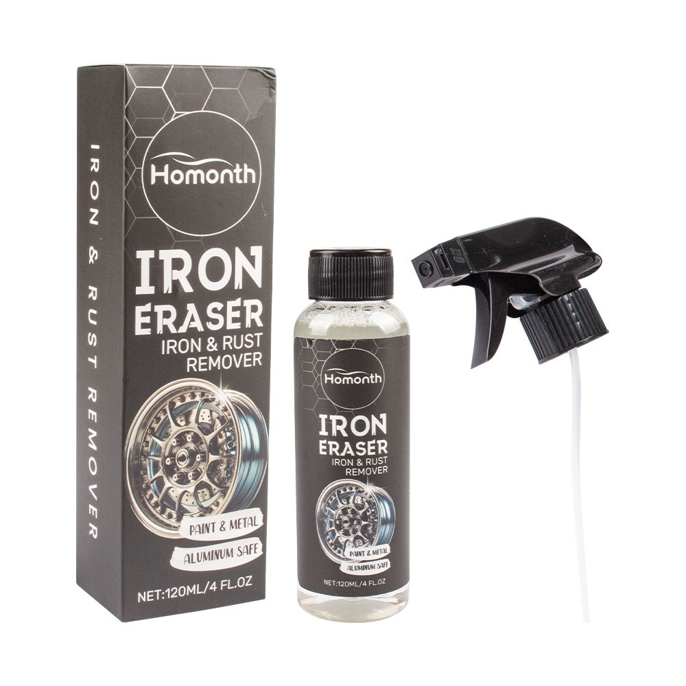 Iron Eraser Rust Remover Spray, Car Wheel Paint Brake Dust Fast Cleaner 120ml OD