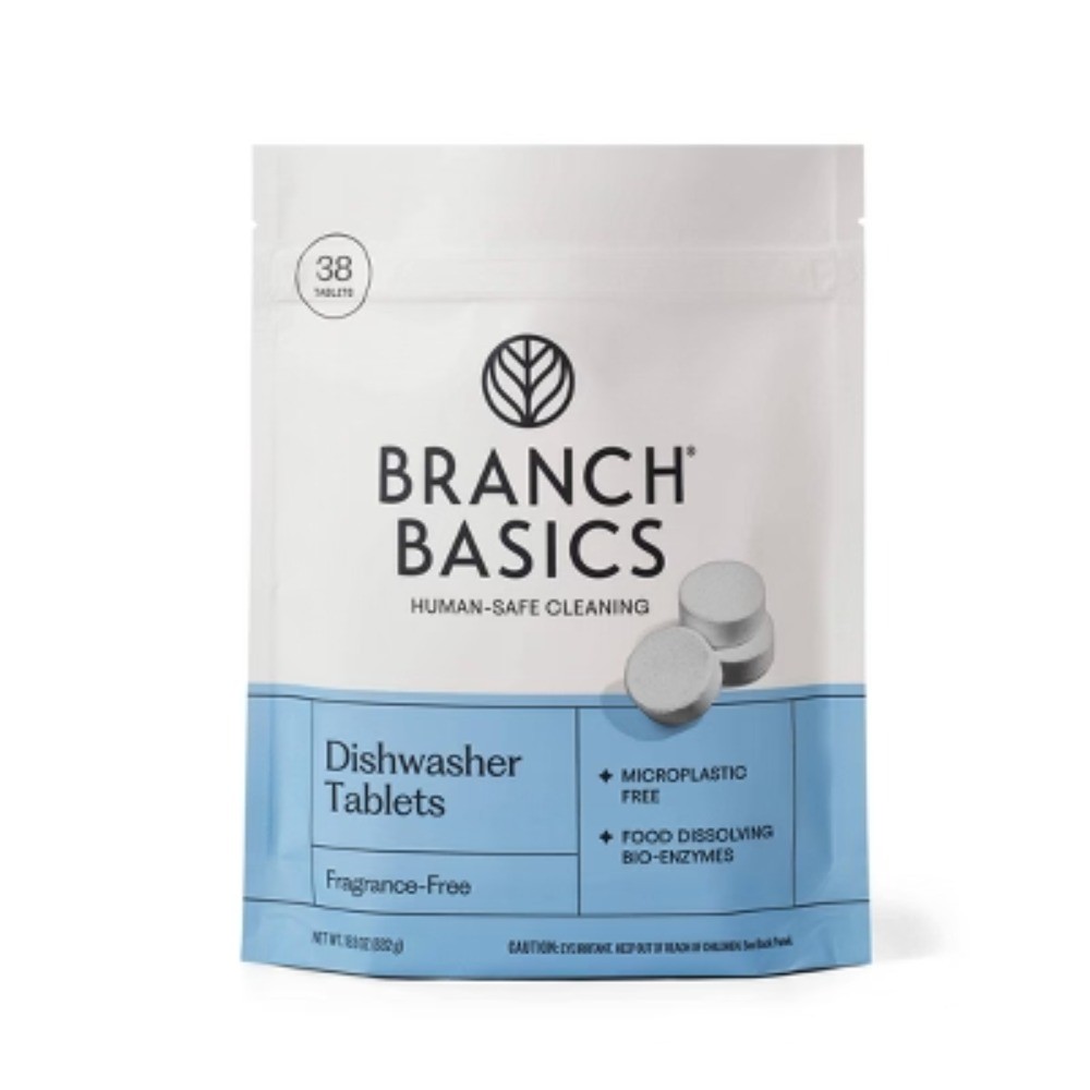 Branch Basics Dishwasher Tablets, 38ct, Fragrance-Free, Grease Removal