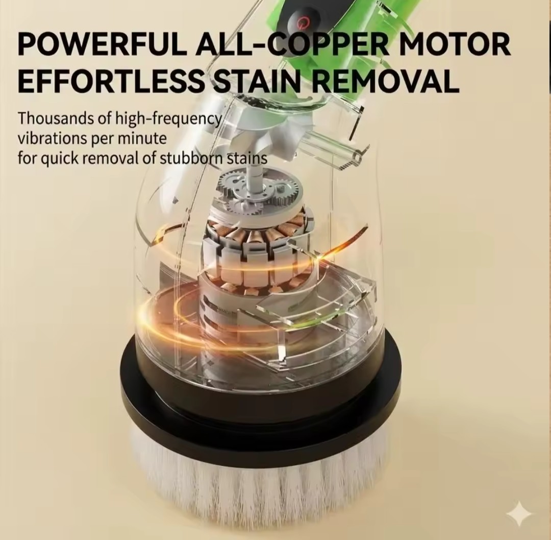 9 IN 1 Electric Spin Scrubber Cordless Power Cleaning Brush Rechargeable cleaner