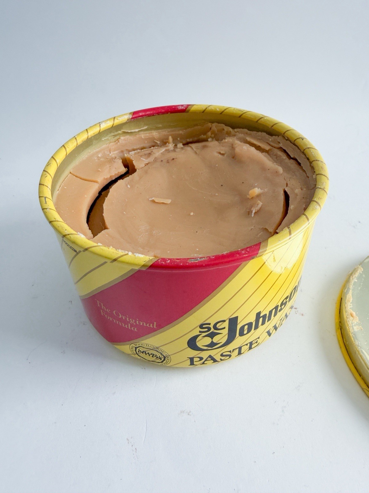 SC Johnson Paste Wax The Original Formula 16 oz Nearly Full Discontinued Item