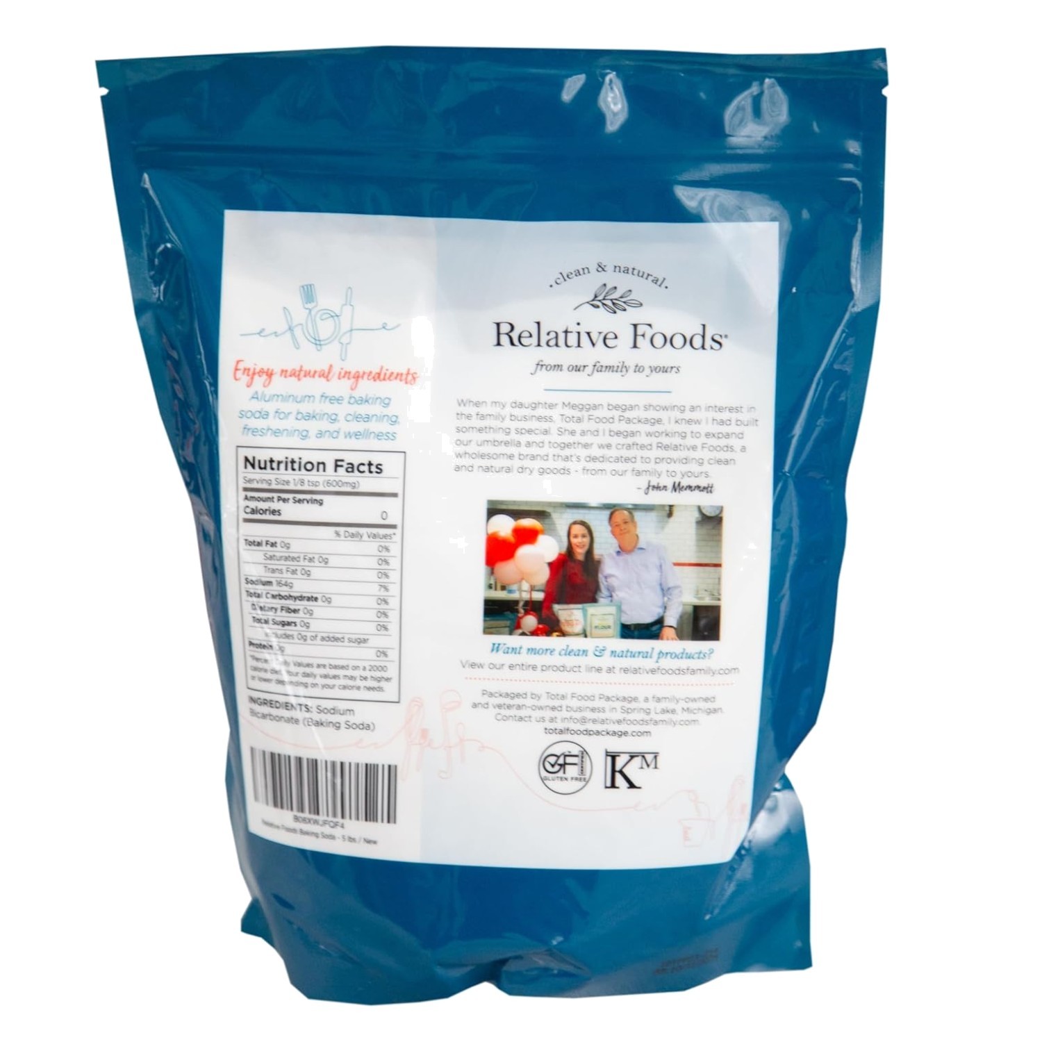 Baking Soda for Cooking & Cleaning – 5lb Pack