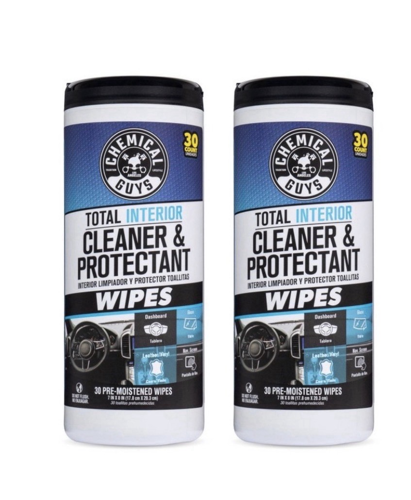 chemical guys total interior cleaner protectant Wipes Pack Of 2 – 30 Premoisted