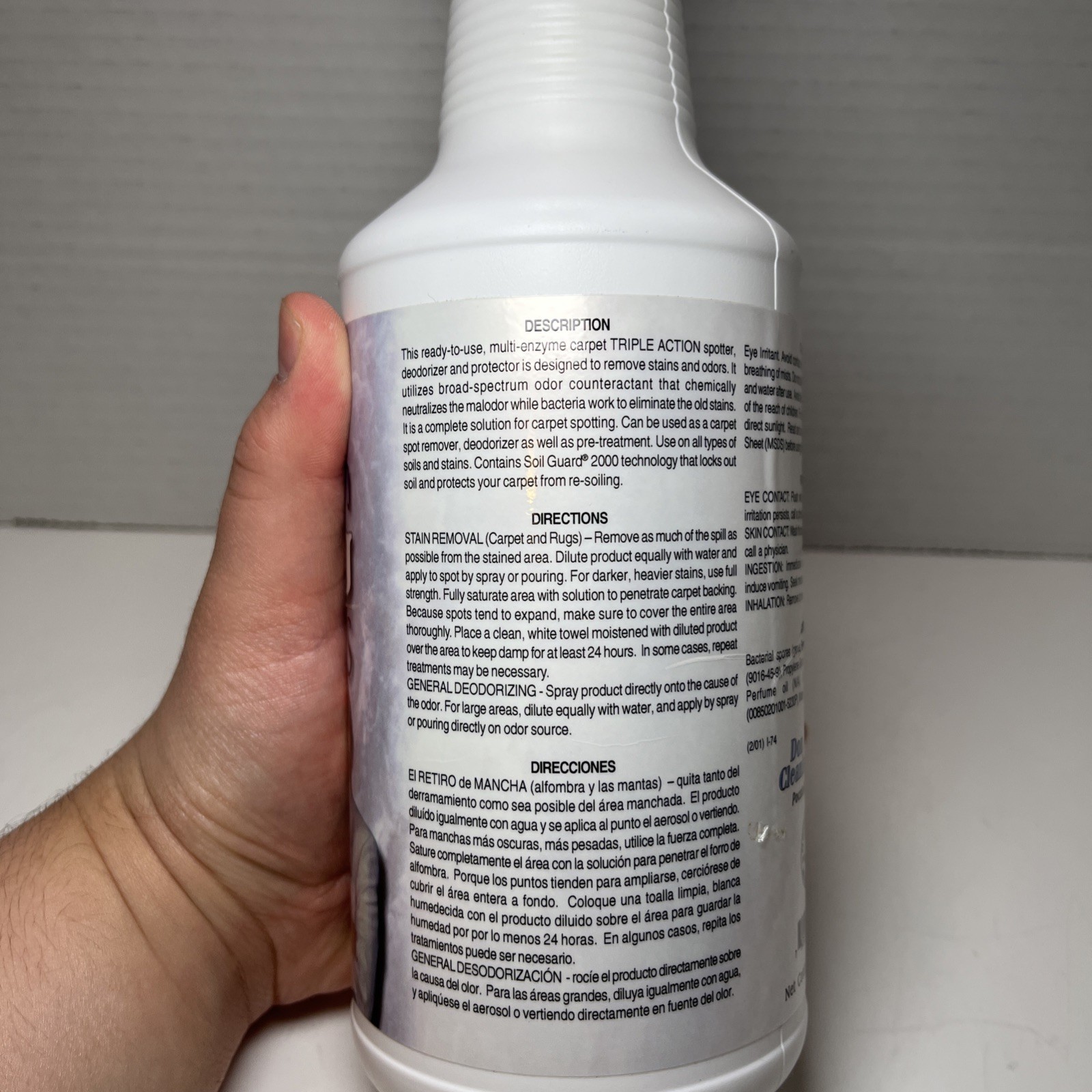 Don Aslett Cleaning Secret 3-in-1 Spotter 32 Fl Oz BRAND NEW SEALED