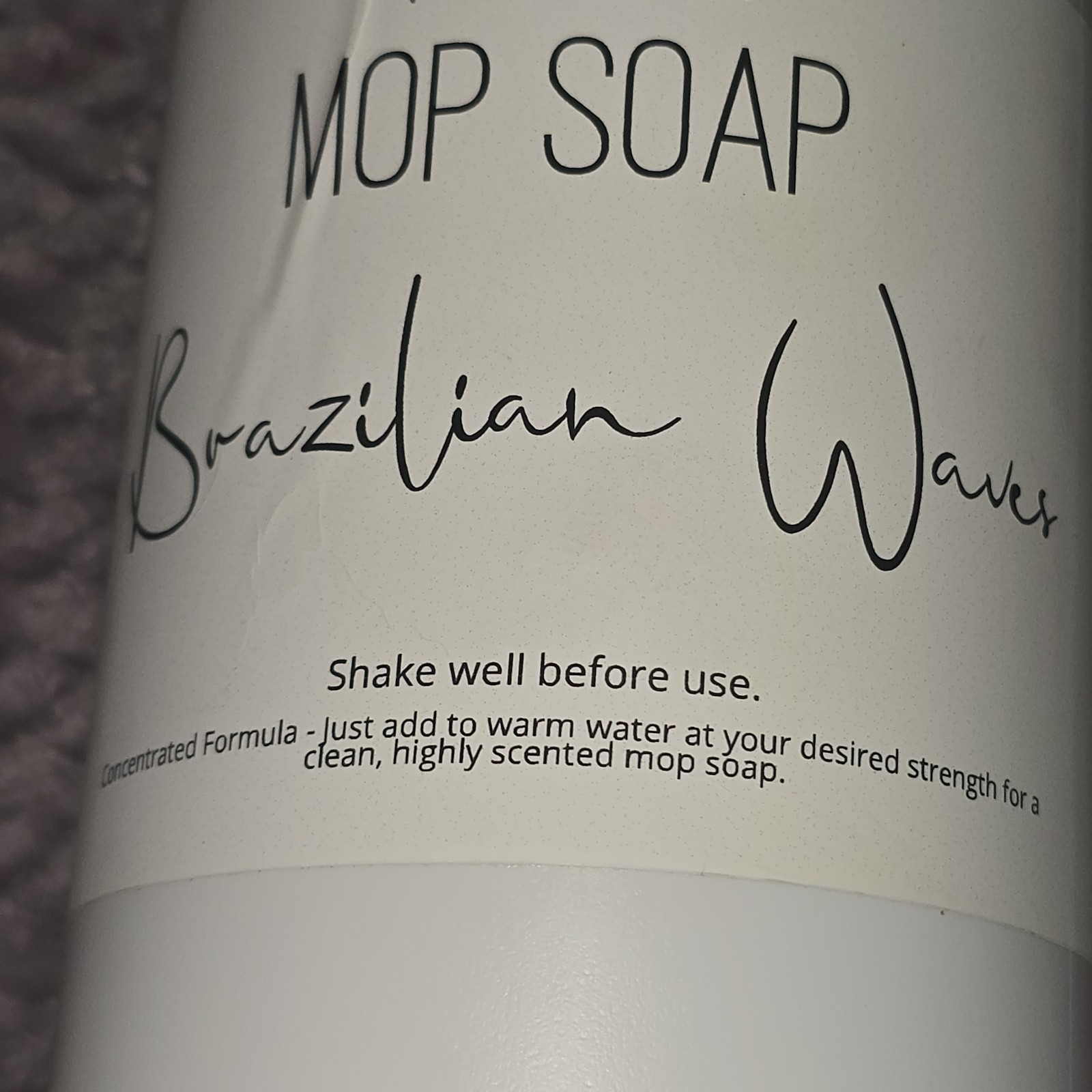 Mop Soap Brazilian Waves, Highly Scented Mop Soap, 32oz/900g Household Cleaning
