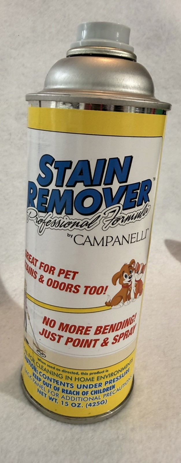 Campanelli Professional Stain Remover Point & Spray 15 oz for Pet Stains & More!