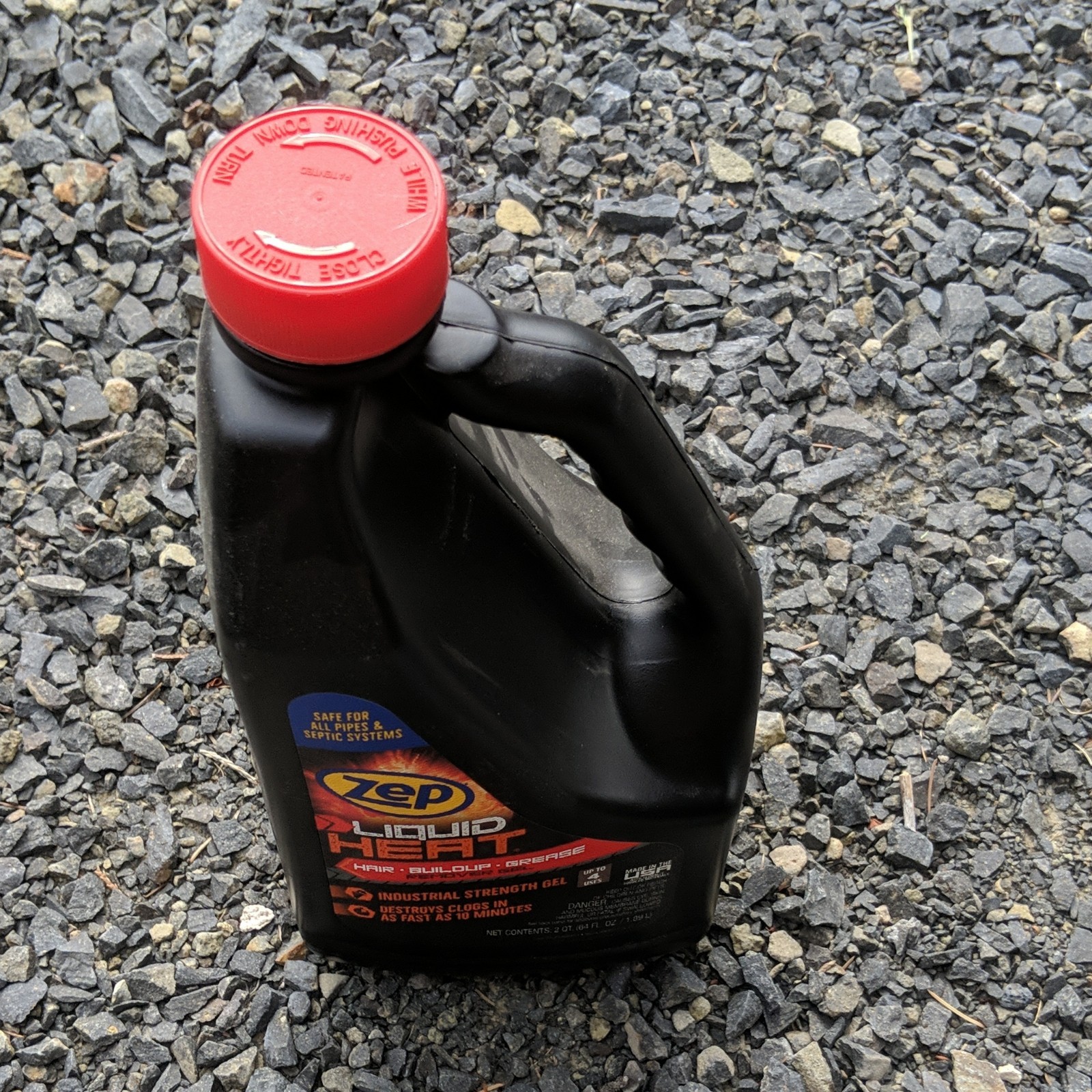 Zep Liquid Heat Gel Industrial Drain Opener