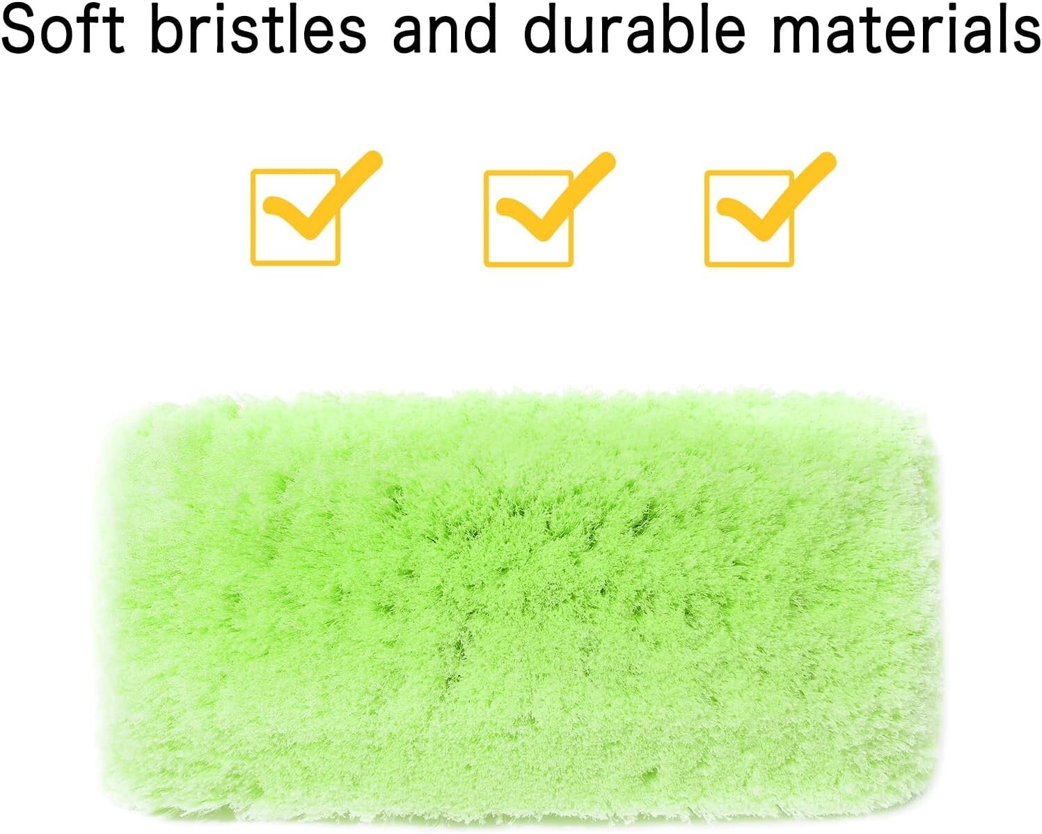 12″ Car Wash Brush with Soft Bristle Auto RV Truck Car Exterior Washing Green
