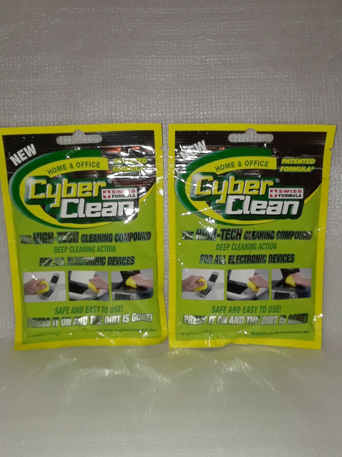 Lot of 2 Cyber Clean Home and Office a Swiss Formula. High Tech Cleaning NIP