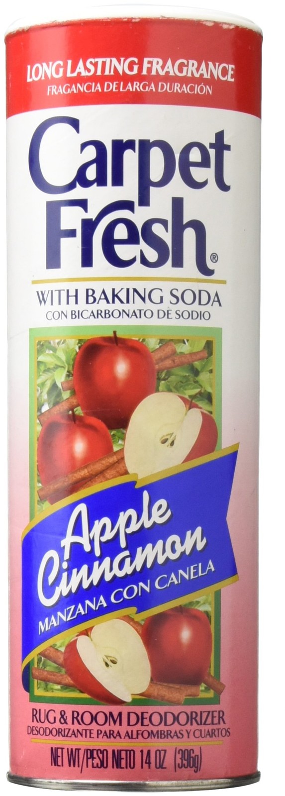 Carpet Fresh Deodorizer Baking Soda Cinnamon Apple 14 Ounce for Home Use
