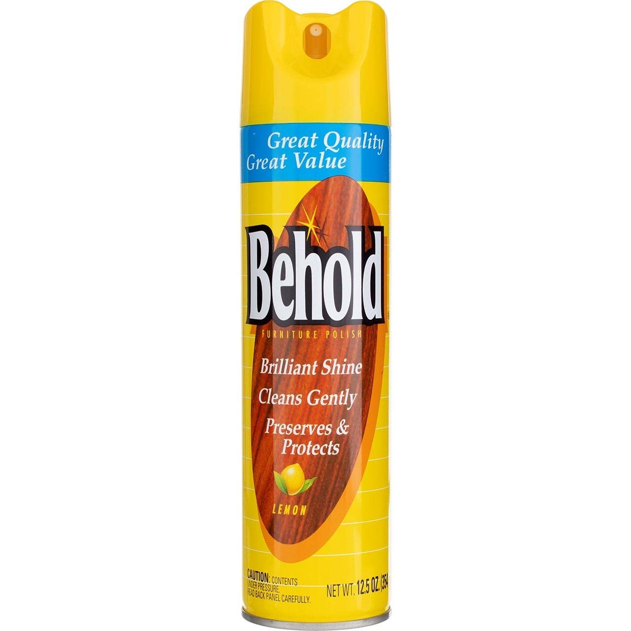 Lemon Furniture Polish – 12.5 oz (2 Pack) – Natural Shine & Protectant, Easy Cle