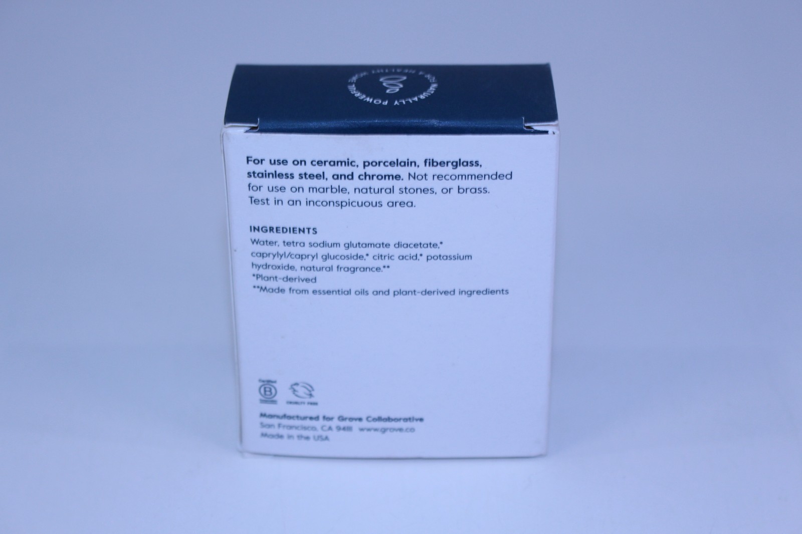 Grove Collaborative Daily Shower Cleaner Concentrate 2 Pack NIB Orange & Rose