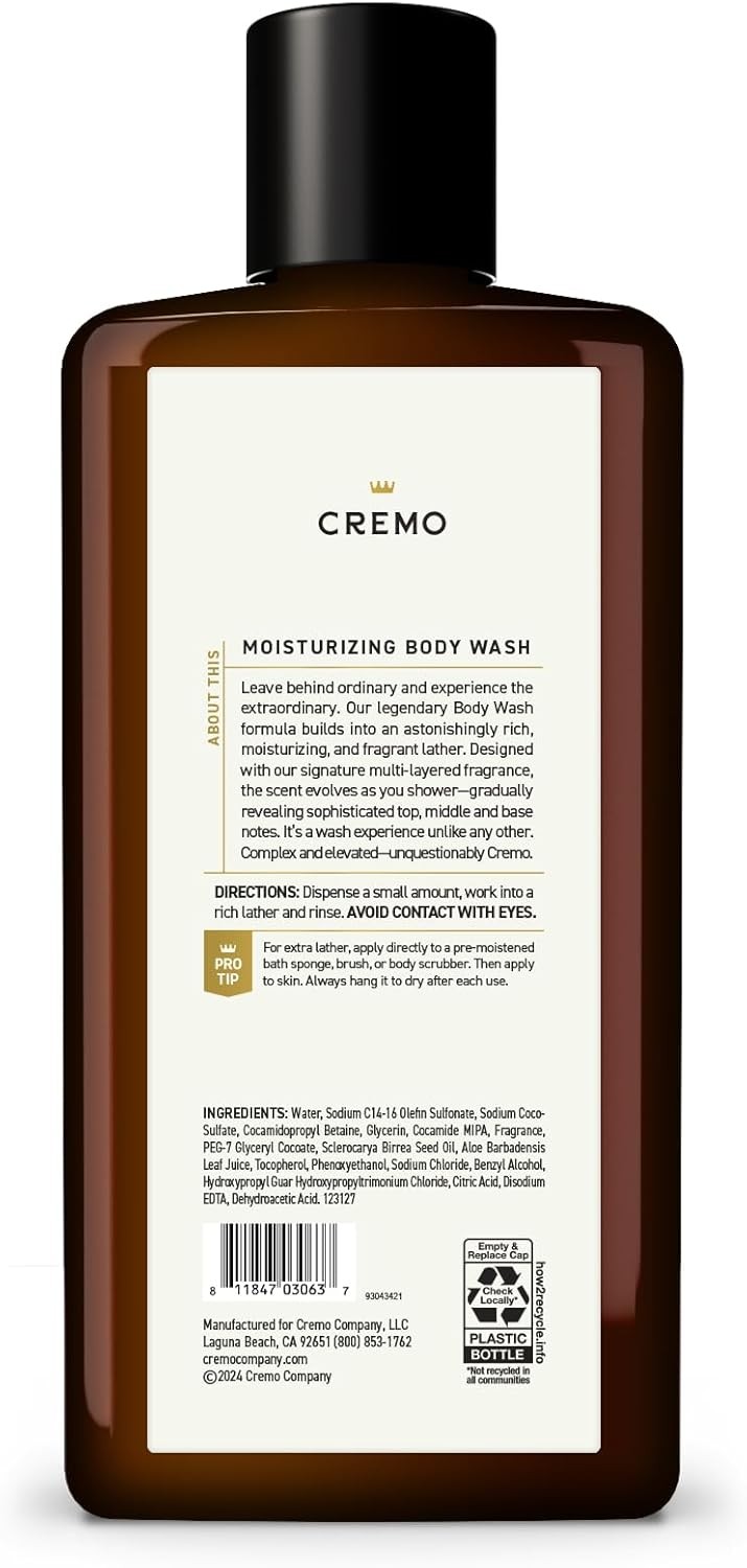 Body Wash for Men, Rich-Lathering Silver Water & Birch, 16 Fl Oz