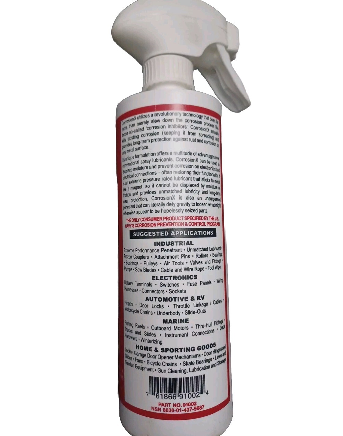 CorrosionX Corrosion Technologies 91002 (16 fl oz trigger spray) – Multi-P