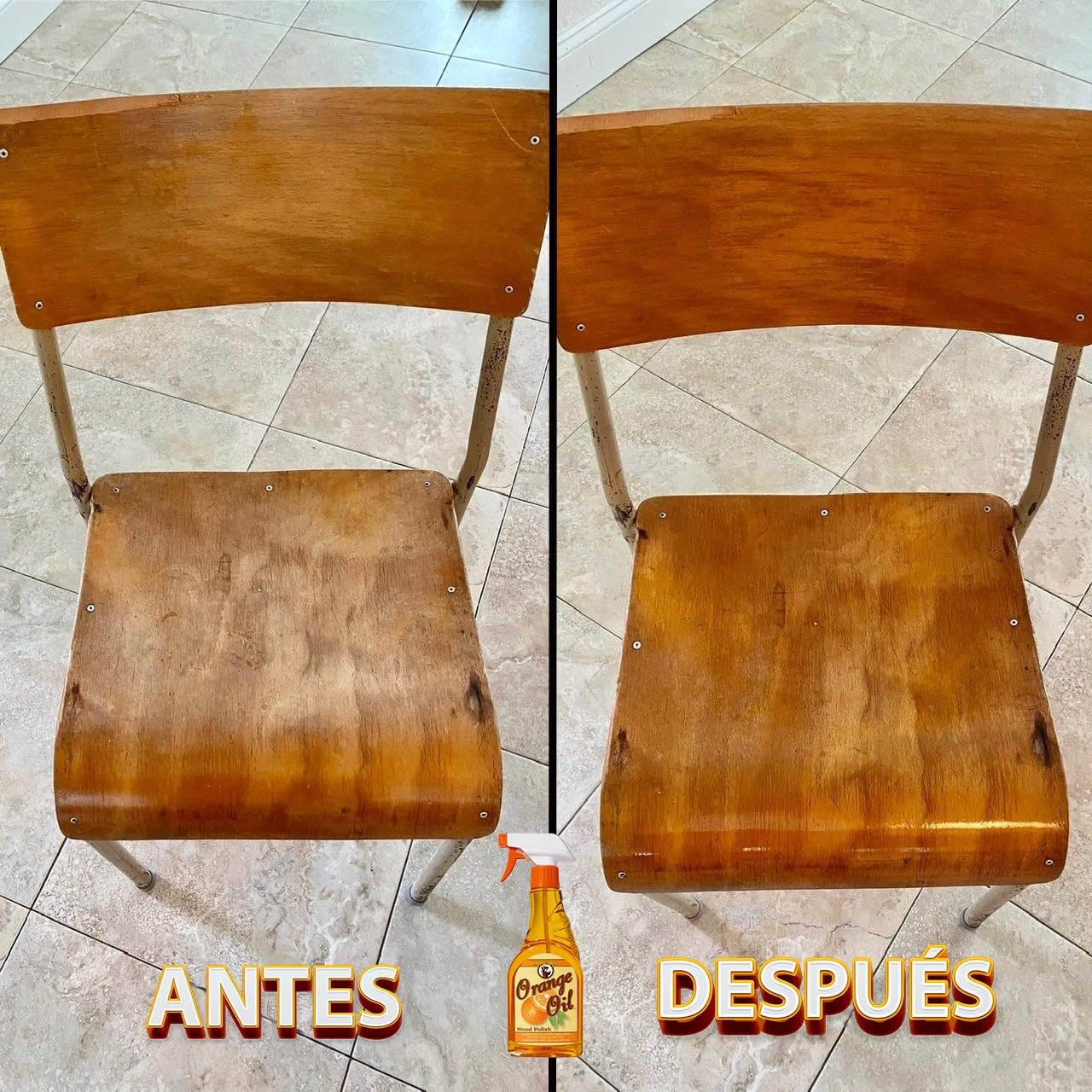 Orange Oil 16 Ounce Bottles, Orange Wood Cleaner, Antique Wood Conditioner