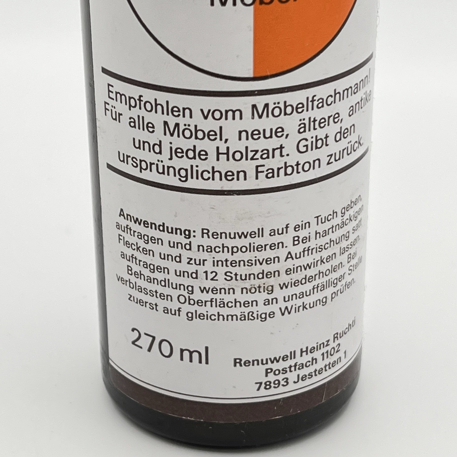 Renuwell Regenerator Furniture Polish Wood 270ml USA Location 95% Full Germany