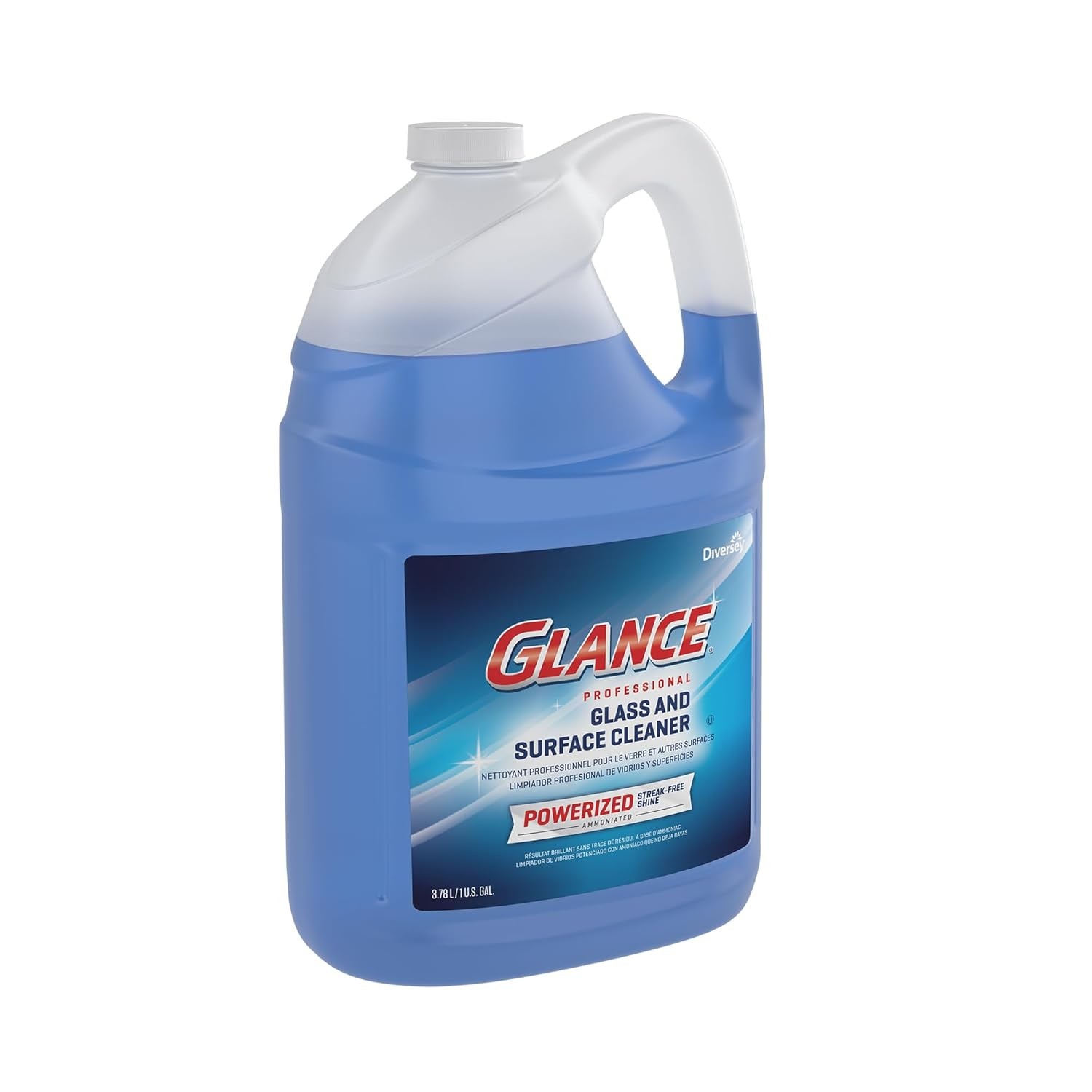 Diversey Glance Powerized Glass And Surface Cleaner, Liquid, 1 Gal, 2/carton