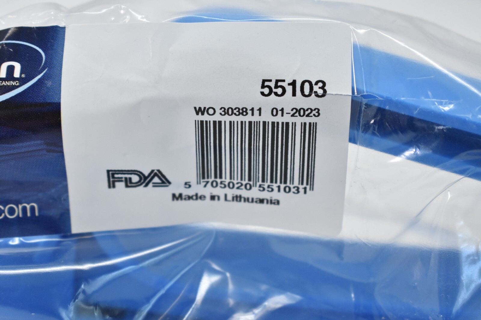 Vikan Scrub Pad Holder Blue 9″ L Replacement Unit 55103