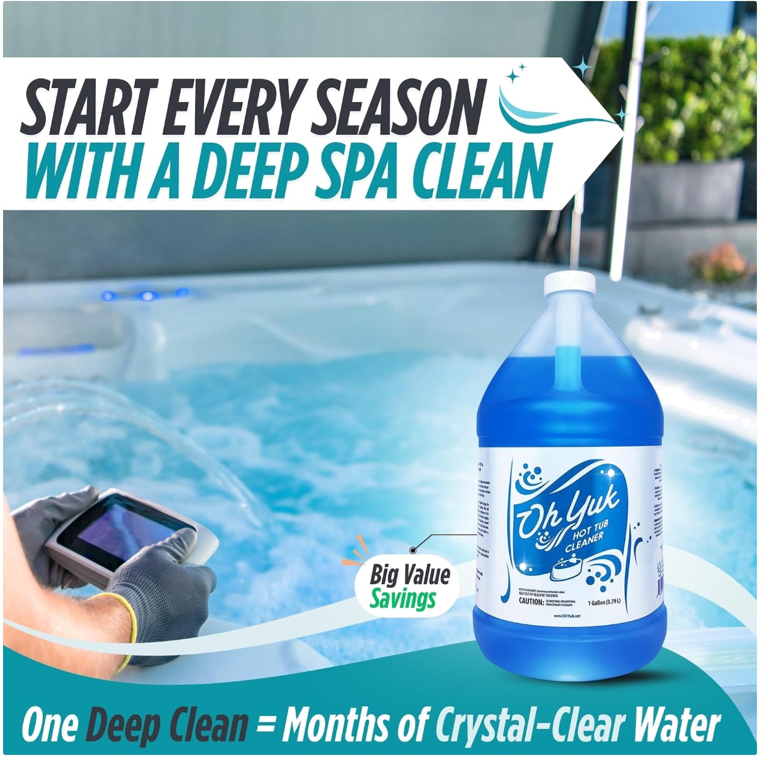 Hot Tub Cleaner – Improve Water Clarity & Filtration