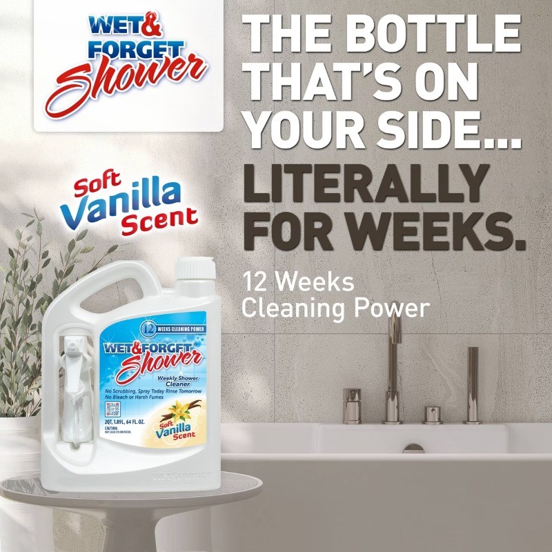 Shower Cleaner – Vanilla Scent – 64 fl oz