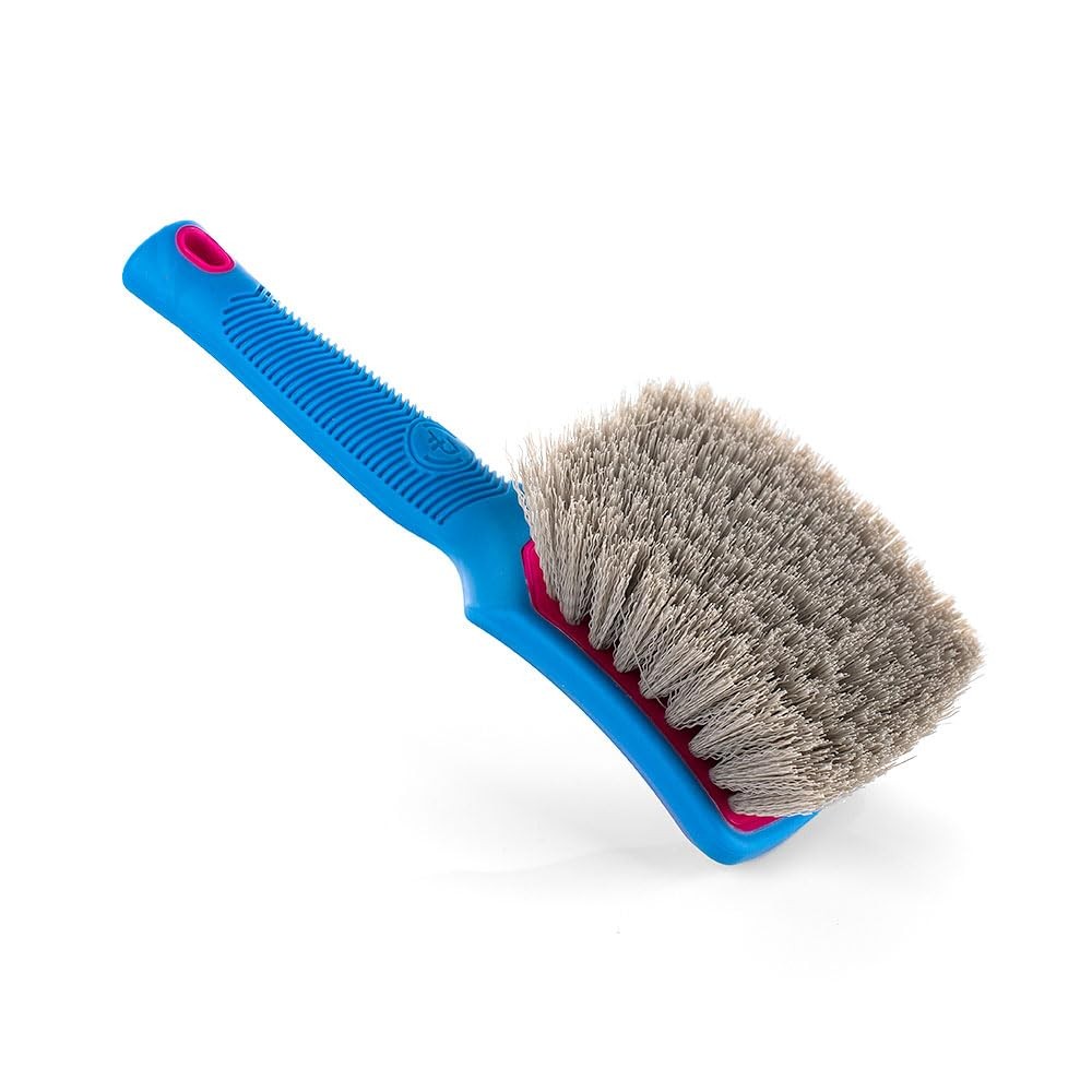 ProGrip XL Tire Brush – Ergonomic Handle, Stiff Bristles for Tough Grime