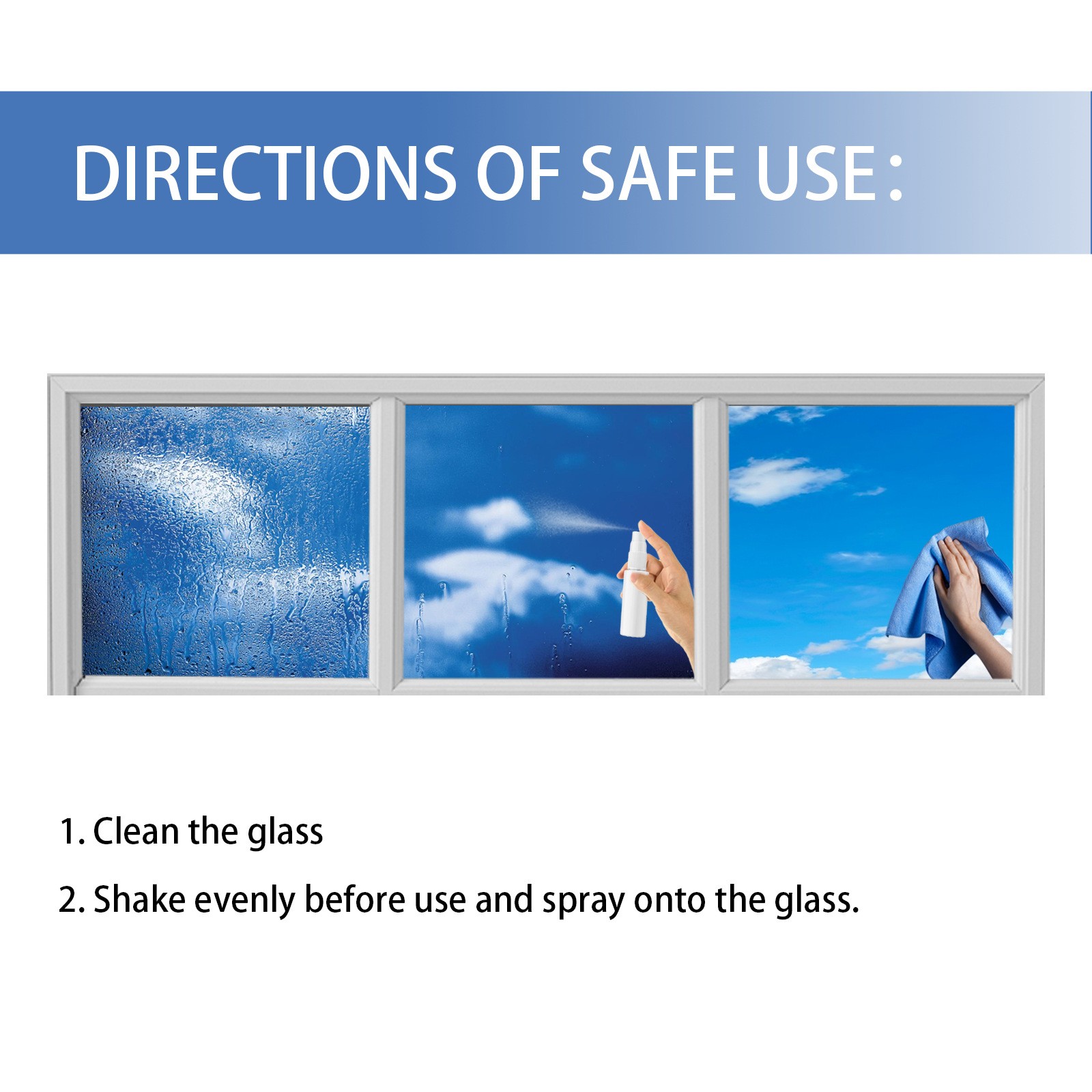 Reflective Window Spray, Window Spray for Home and Car, Glass Reflective Coating