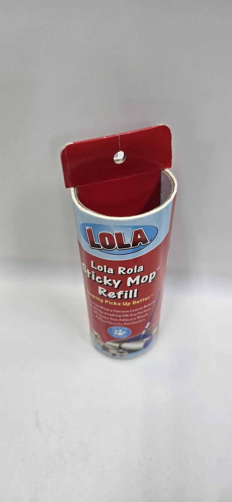 Lola Rola Sticky Mop Refill #902 – 30 Jumbo Adhesive Sheets for Pet Hair & Home