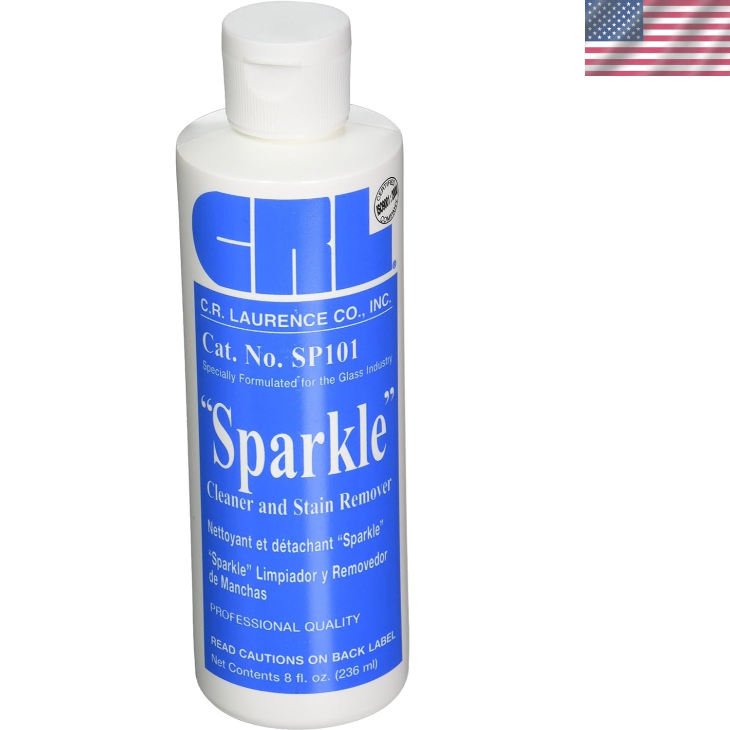 CRL “Sparkle” Cleaner and Stain Remover – 8 oz. Bottle
