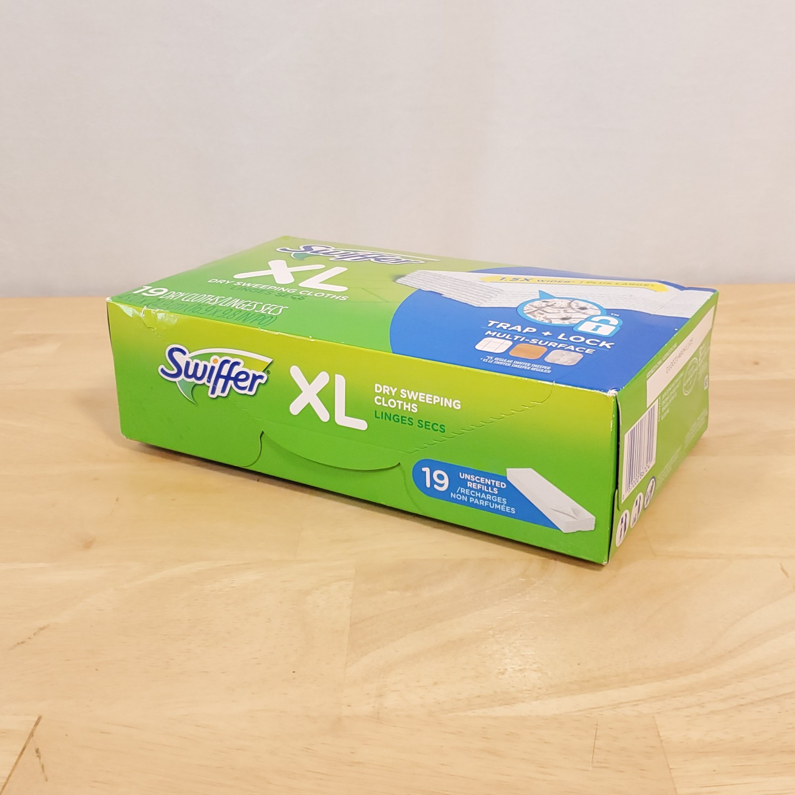 Swiffer XL Dry Sweeping Cloths 19 COUNT Multi-Surface 1.5X Wider New in Box