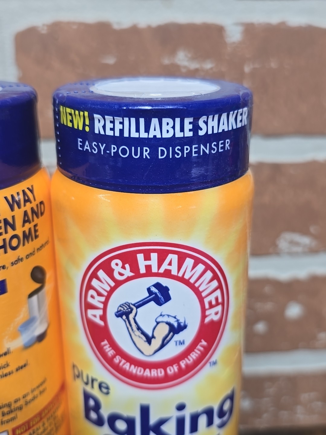 Arm & Hammer Pure Baking Soda, 12 Oz Shake/Spoon Option Pack of 4 New, Free Ship