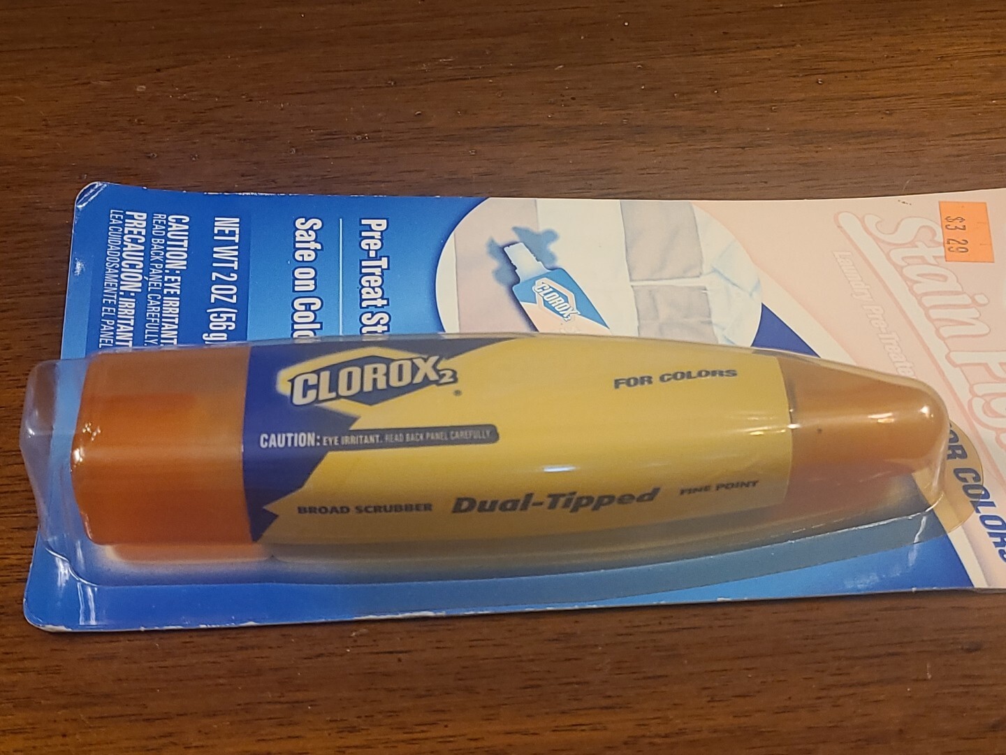 Clorox 2 Stain Fighter For COLORS Laundry Pre-Treater GEL PEN FADED PACKAGE