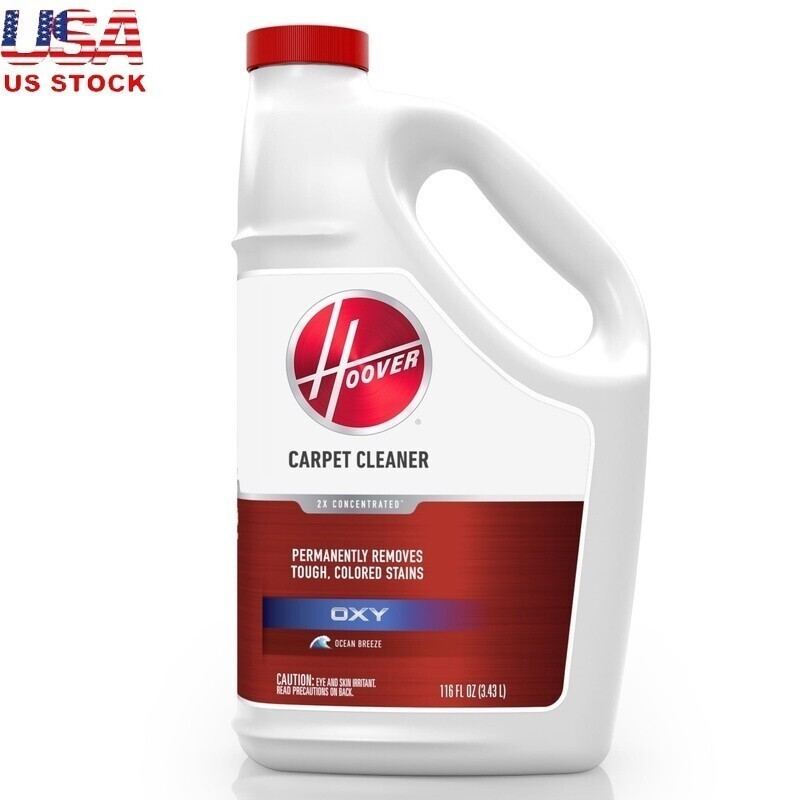 Oxy Carpet Cleaning Solution Stain Remover Liquid Ocean Breeze Fresh Clean 110oz