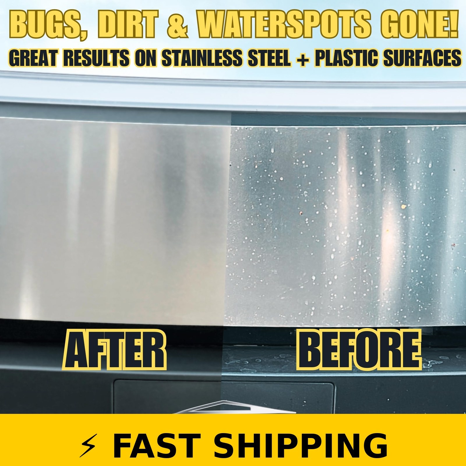 CyberSudZ Waterless Stainless Steel Wash for Tesla CyberTruck 17 Fl. Oz.