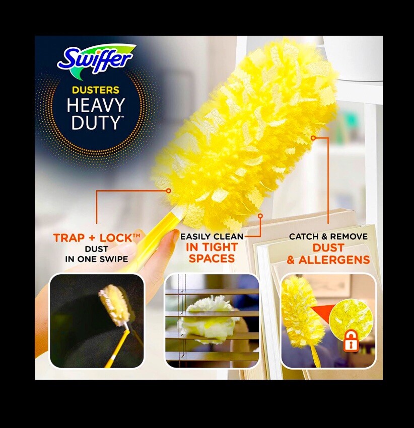 11ct Swiffer 360° Dusters Heavy Duty Pet Dusters Refills w Febreze Odor Defense