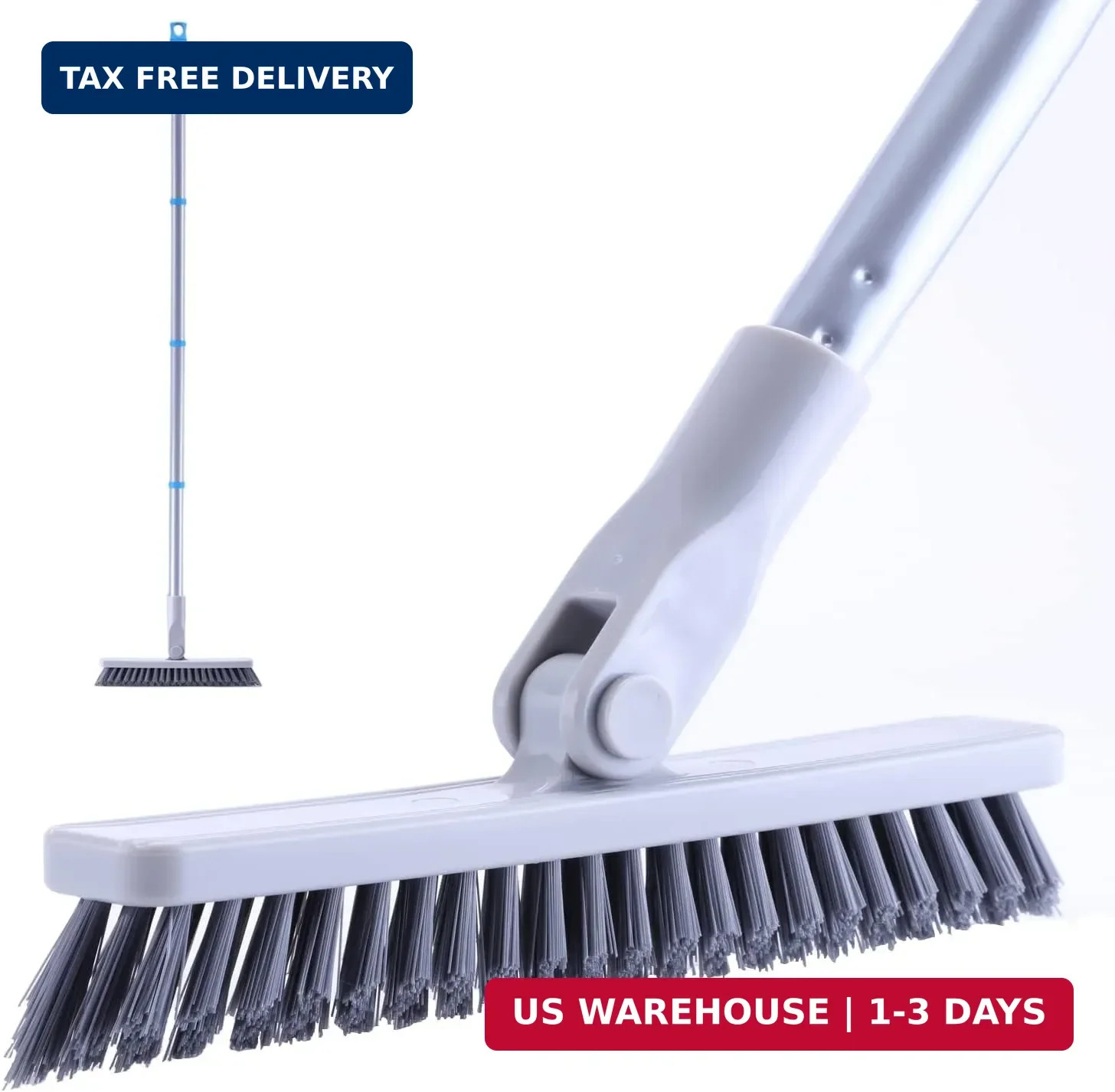 YONILL Grout Brush with Long Handle – Heavy Duty Grout Cleaner Brushes for Tile