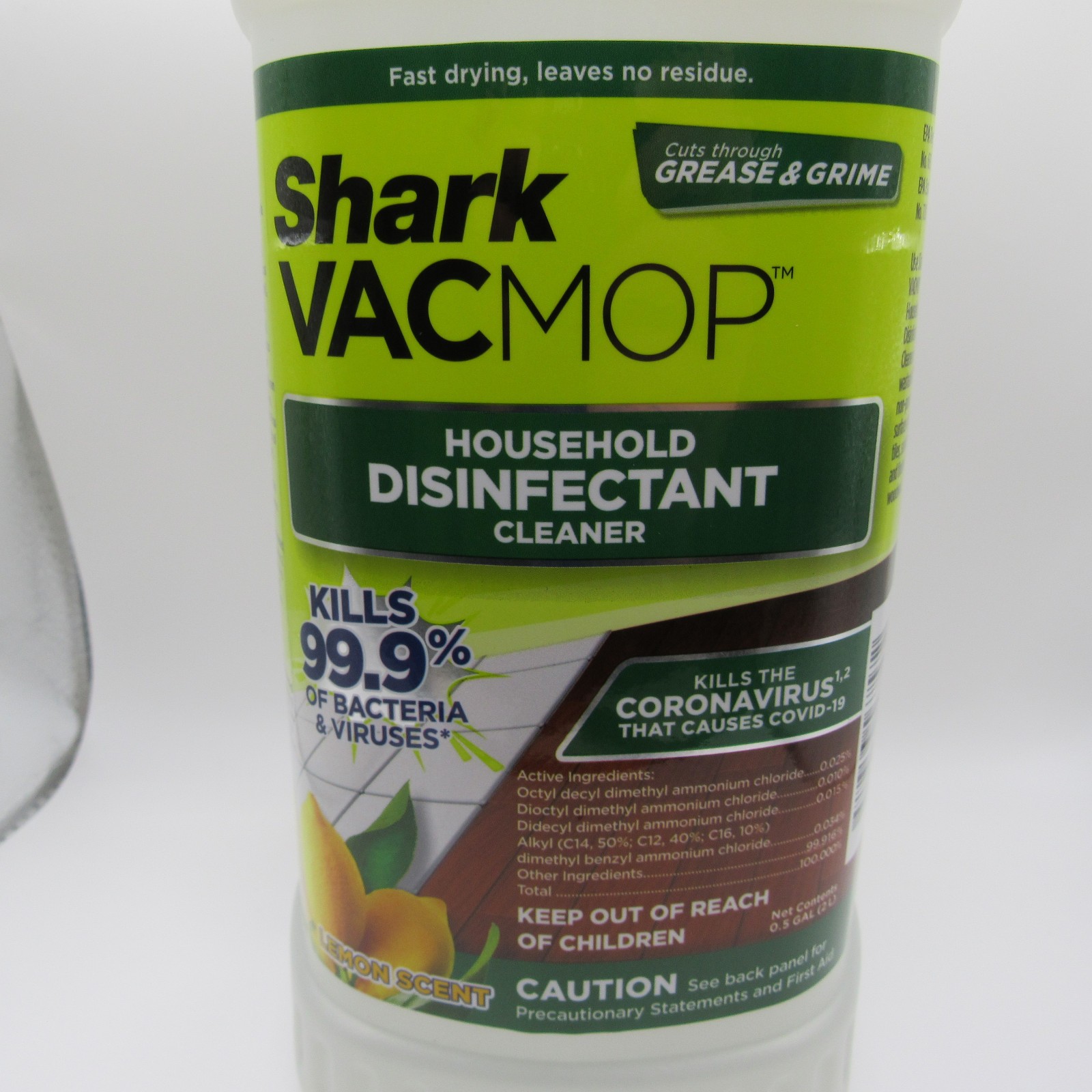 2X Shark Vacmop Citrus Clean Hardwood Floor Cleaner, 2L Bottle NEW FAST SHIP