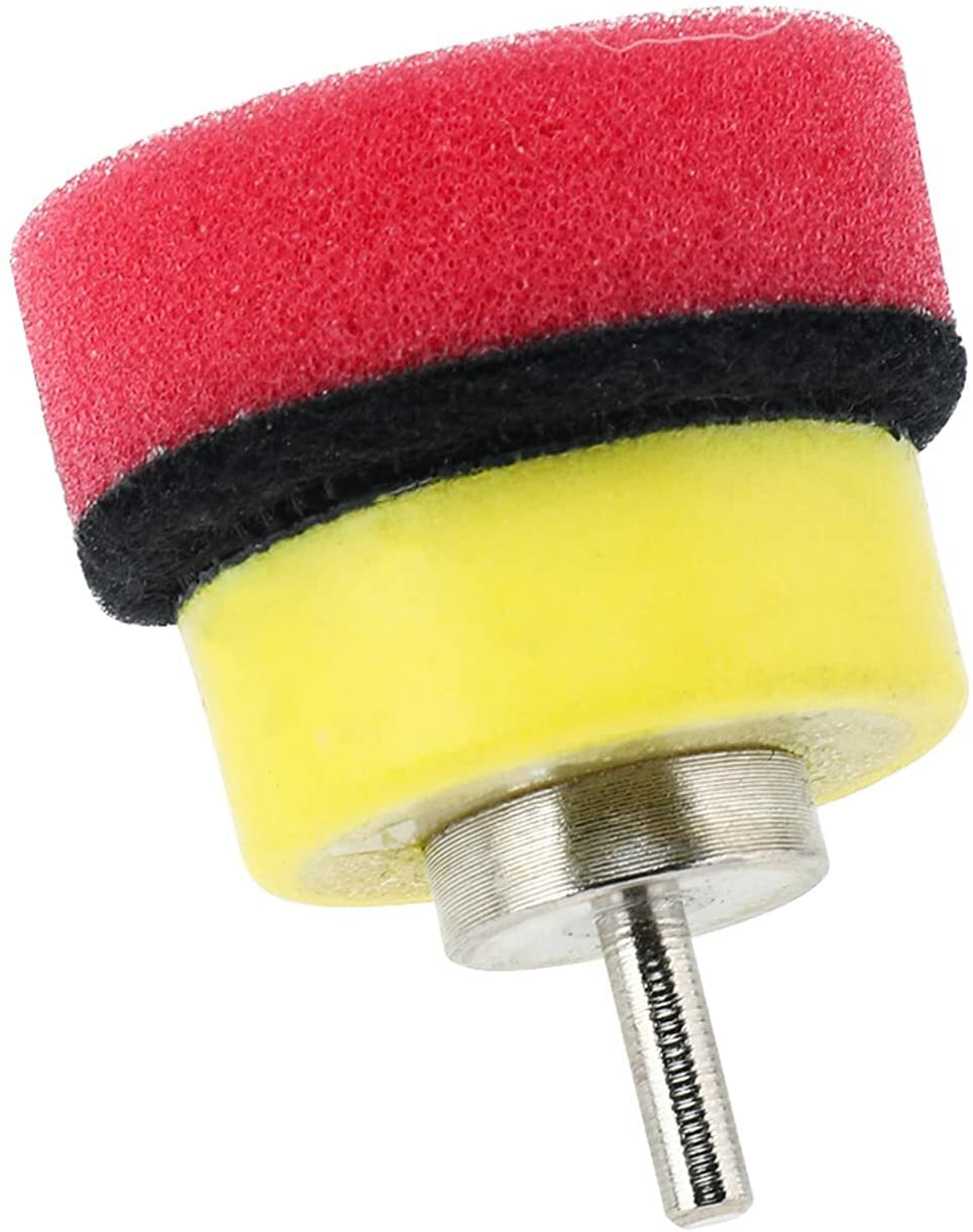 24pcs Burnishing Sponge Metal Pad Polishing Foam Cone Car Burnish Wheel Hub Tool