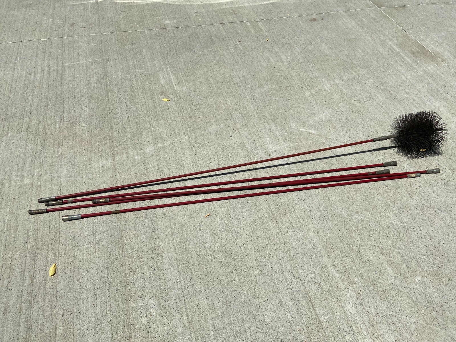 Stove Pipe Brush, 20 Feet Long with 7 Inch Brush, for 7 inch Diameter Pipe