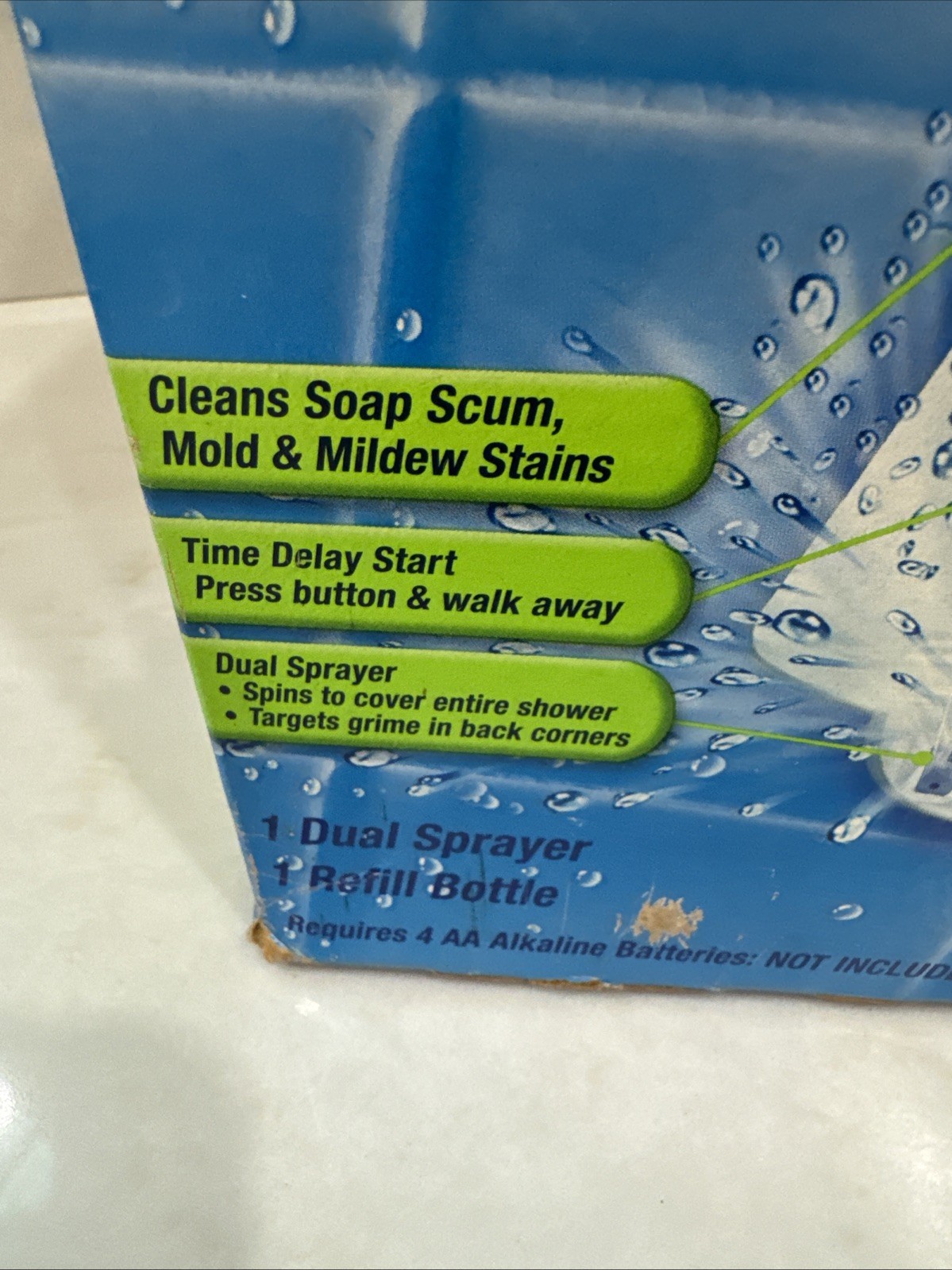 Scrubbing Bubbles Automatic Shower Cleaner Dual Sprayer 34 Oz Bottle Sealed Box