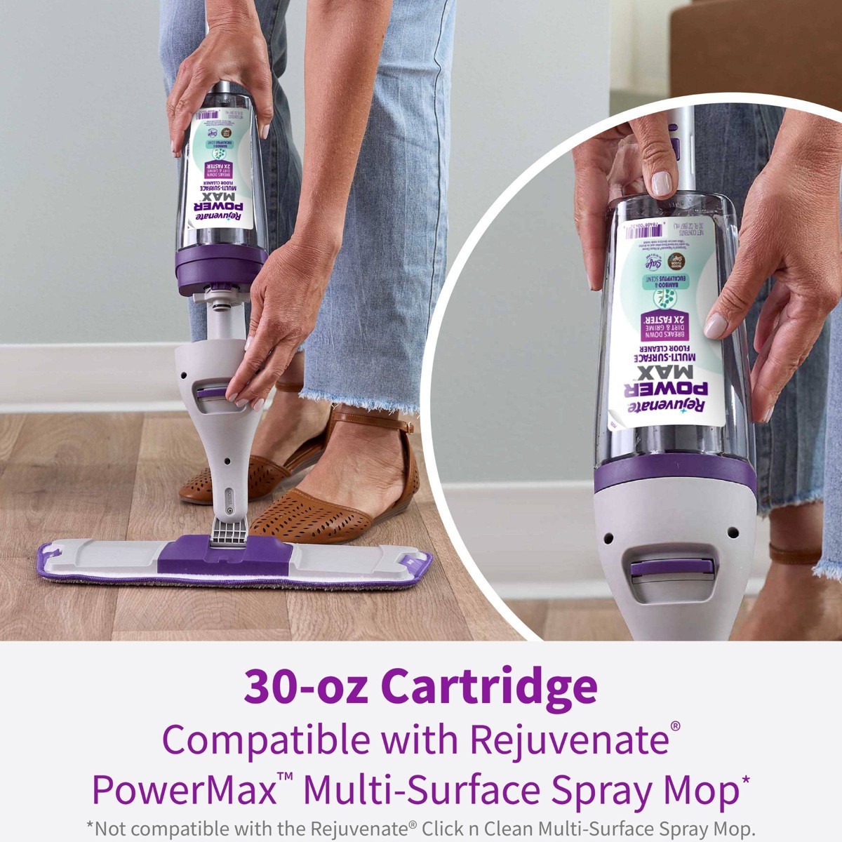 Bamboo & Eucalyptus PowerMax Multi-Surface Floor Cleaner Liquid – 30oz