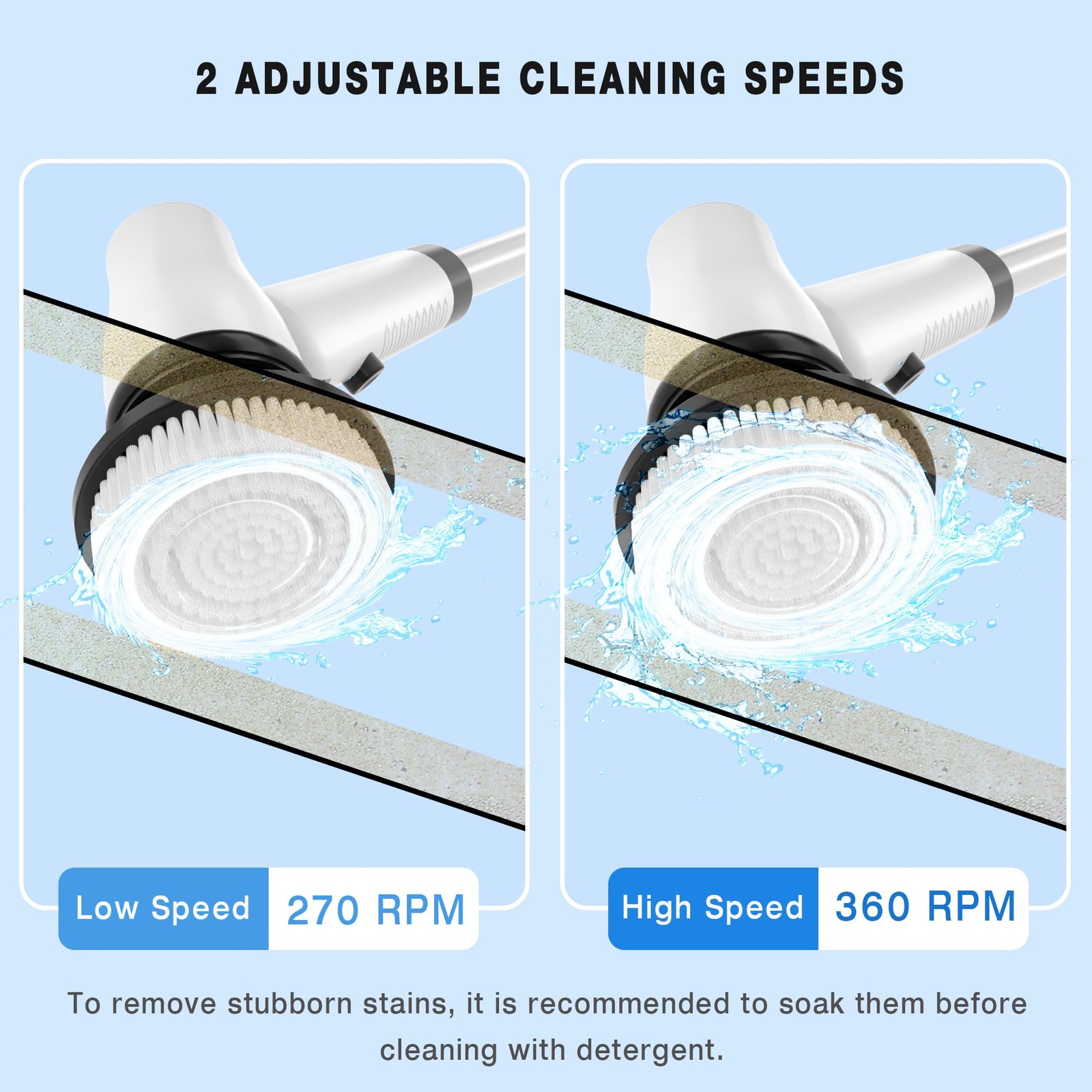 Spin Scrubber Cordless Cleaning Brush with 7 Replaceable Brush Heads & Adjust…