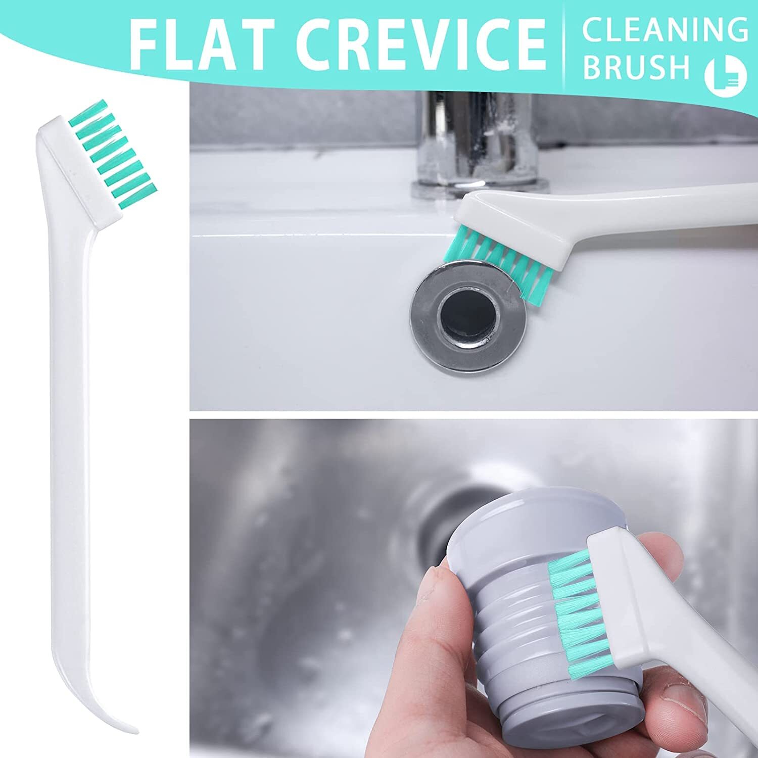 Small Cleaning Brushes Set 4 Pcs Crevice Household Cleaning Tool For Window Trac