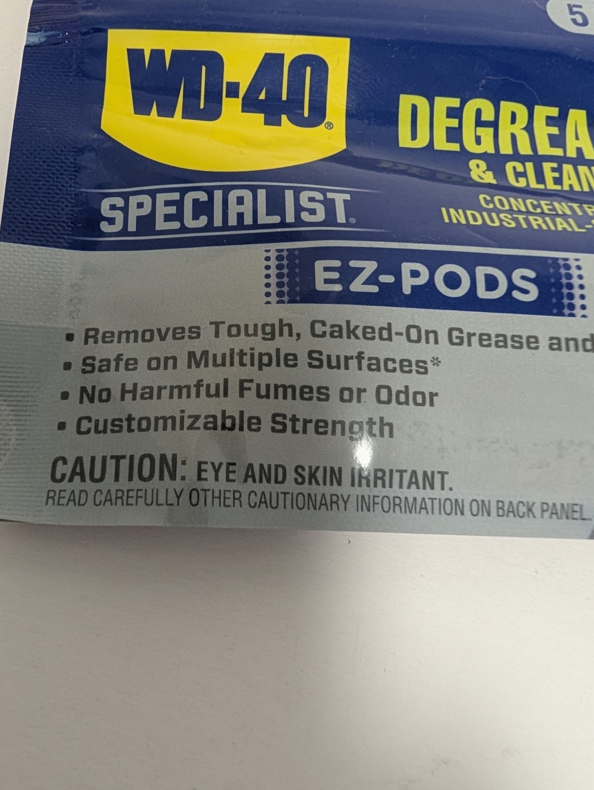 WD-40 Specialist EZ-Pods Degreaser Cleaner 5-Pods Pack Concentrated