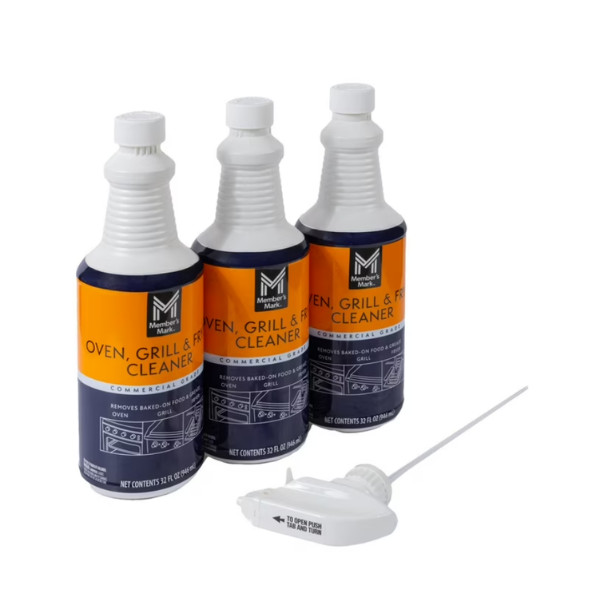 Member’s Mark Commercial Oven, Grill and Fryer Cleaner (32 oz, 3 pk) – Free Ship