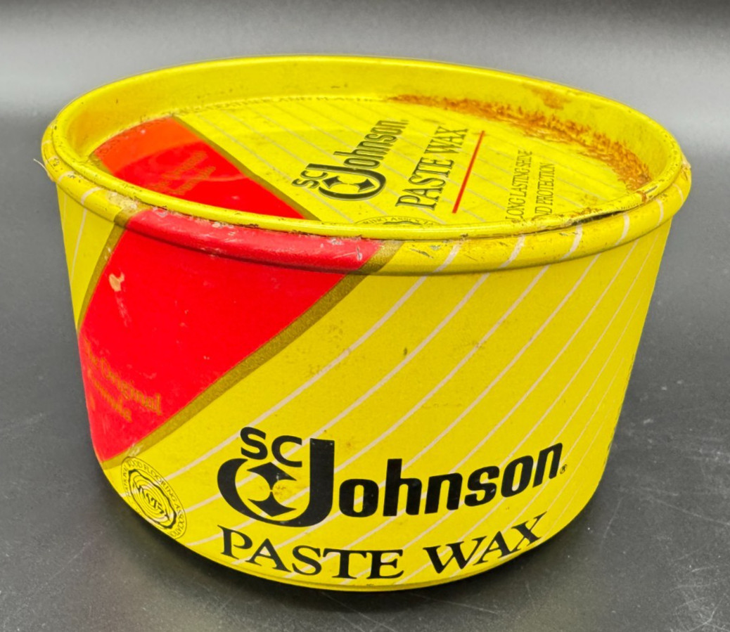 SC Johnson Paste Wax, Discontinued, 11 Oz w/out Lid