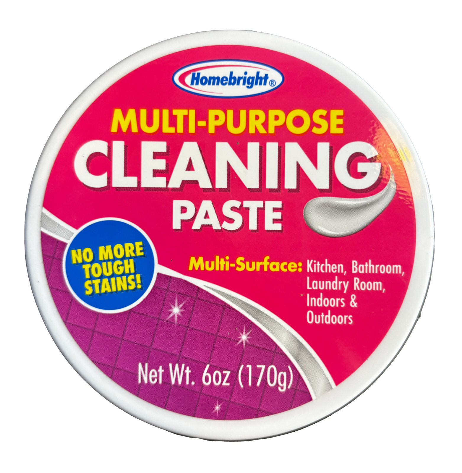 Multi-Purpose Cleaning Paste/Multi Surface: 6oz-kitchen/Bathroom/Laundry Room