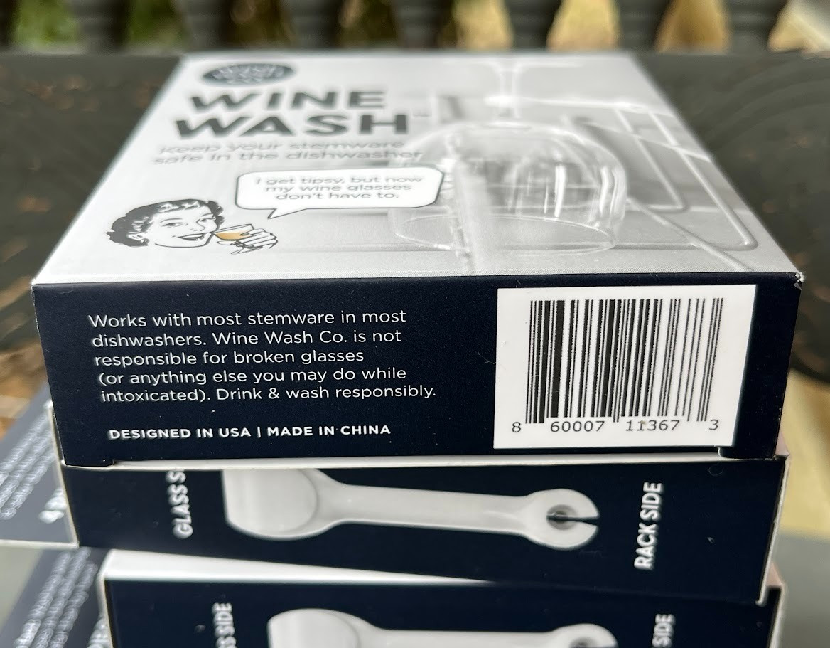 NEW! WINE WASH CO. WINE WASH DISHWASHER STEMWARE HOLDER SET ~ BUY 1 or ALL