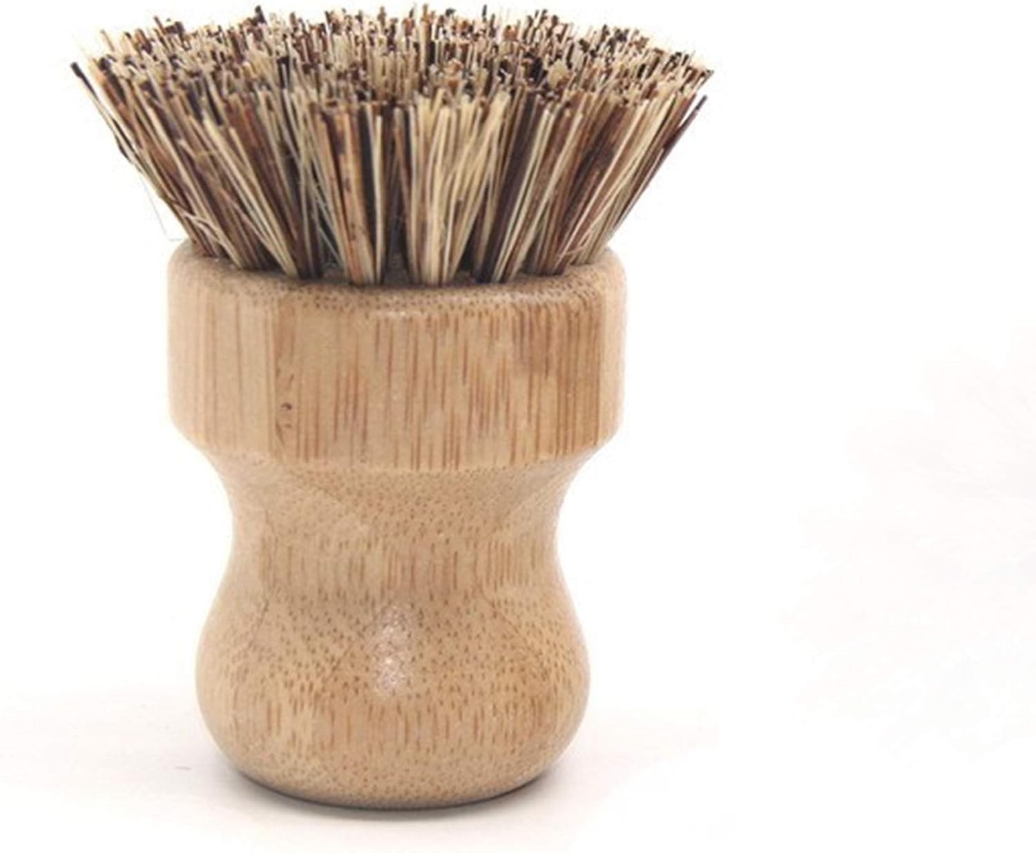100% Palm Cleaning Brush with Bamboo Handle – Strong, Gentle, and Eco-Conscious