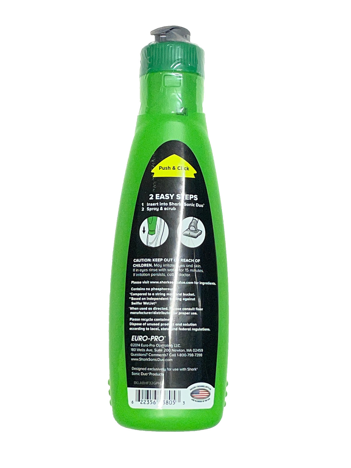 Sealed Shark Sonic Duo Wood & Hard Floor Cleaner 32-oz Italian Citrus Euro-Pro